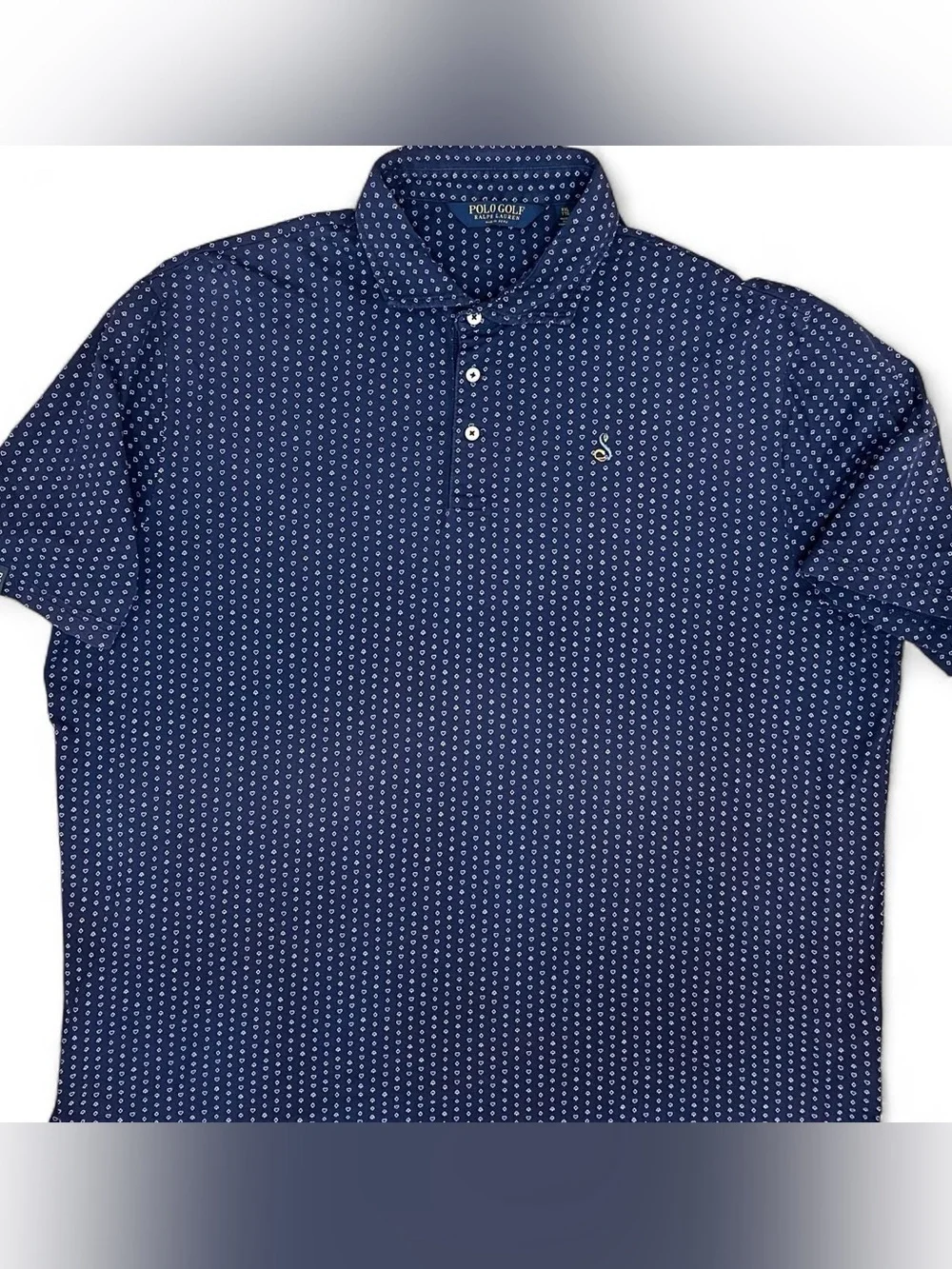 Polo Golf by Ralph Lauren Polo Shirt w/Card Suit Pattern.